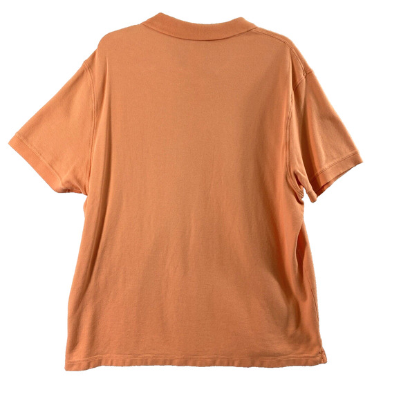 Patagonia Polo Shirt Mens XL Light‎ Orange Casual Short Sleeve Organic Cotton - Picture 2 of 11